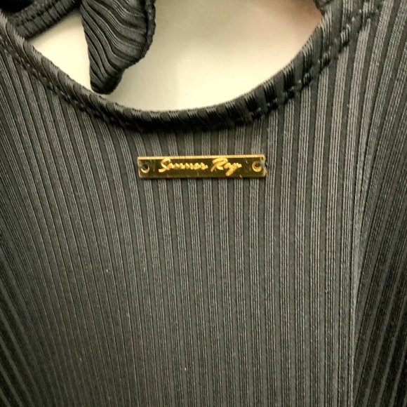 Sommer Ray Black One Piece High Leg Swimsuit - Picture 9 of 11